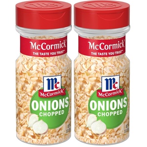 McCormick Chopped Onions, 3 oz (Pack of 12)(3 Ounce (Pack of 2))