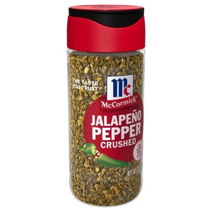 McCormick Crushed Jalapeño Pepper, 1.37 oz (Pack of 6)(1.37 Ounce (Pack of 1))