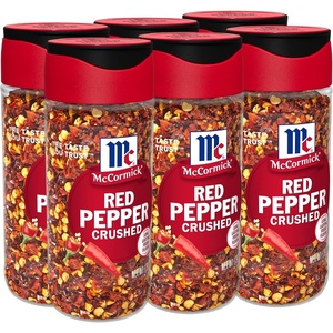 McCormick Crushed Red Pepper, 2.62 oz (Pack of 12)(1.5 Ounce (Pack of 6))