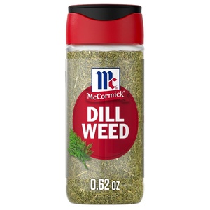 McCormick Dill Weed, Sweet, Bright & Grassy Taste, Kosher, FlavorSealed to Capture Vibrant Flavor, Mild Flavor Pairs Well with Poultry, Fish, Potatoes & Sauces, 0.62 oz