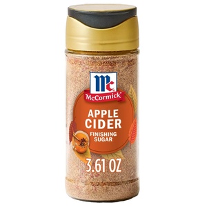 McCormick Finishing Sugar, Maple Brown Sugar, Limited Edition, Classic Flavor Pairing of Maple with Rich Brown Sugar, For Coffee, Cookies & More, 3.09 oz(Apple Cider)