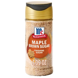 McCormick Finishing Sugar, Maple Brown Sugar, Limited Edition, Classic Flavor Pairing of Maple with Rich Brown Sugar, For Coffee, Cookies & More, 3.09 oz(Maple Brown Sugar)