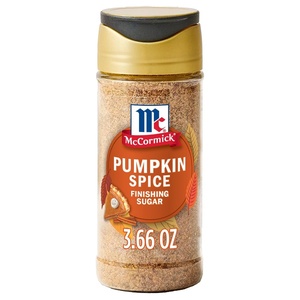 McCormick Finishing Sugar, Maple Brown Sugar, Limited Edition, Classic Flavor Pairing of Maple with Rich Brown Sugar, For Coffee, Cookies & More, 3.09 oz(Pumpkin Spice)