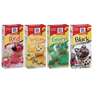 McCormick Food Color Variety Pack, 4 fl oz