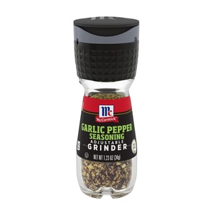 McCormick Garlic Pepper Seasoning Grinder, 1.23 oz (Pack of 6)(1.23 Ounce (Pack of 6))