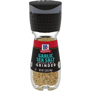 McCormick Garlic Sea Salt Grinder, 1.58 oz (Pack of 6)(1.58 Ounce (Pack of 6))
