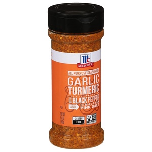 McCormick Garlic Turmeric with Black Pepper and Himalayan Pink Salt All Purpose Seasoning, 5.4 oz