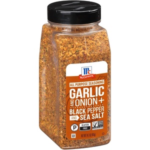 McCormick Garlic and Onion, Black Pepper and Sea Salt All Purpose Seasoning, 14.7 oz(14.7 Ounce (Pack of 1))