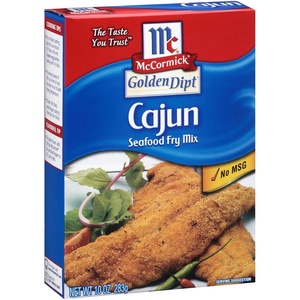 McCormick Golden Dipt Cajun Seafood Fry Mix, 10 oz(10 Ounce (Pack of 1))