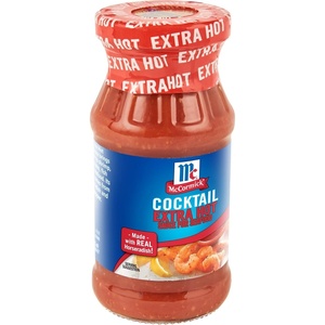 McCormick Golden Dipt Extra Hot Cocktail Sauce for Seafood, 8 fl oz(Extra Hot)