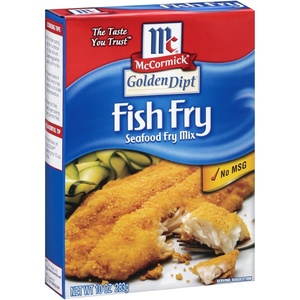 McCormick Golden Dipt Fish Fry Seafood Fry Mix, 10 oz (Pack of 8)(10 Ounce (Pack of 8))