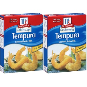 McCormick Golden Dipt Tempura Seafood Batter Mix, 8 oz (Pack of 8)(8 Ounce (Pack of 2))
