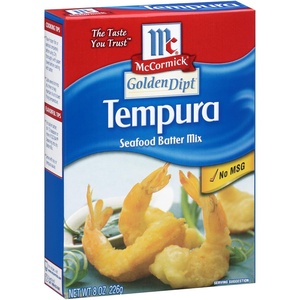 McCormick Golden Dipt Tempura Seafood Batter Mix, 8 oz (Pack of 8)(8 Ounce (Pack of 8))