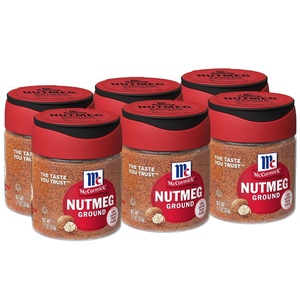 McCormick Ground Nutmeg, 1.1 oz (Pack of 6)(1.1 Ounce (Pack of 6))