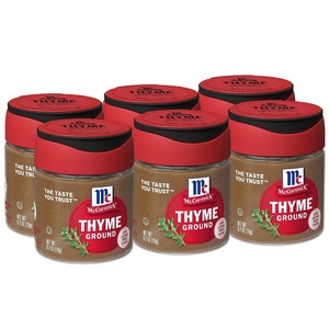 McCormick Ground Thyme, 0.7 oz (Pack of 6)(0.7 Ounce (Pack of 6))
