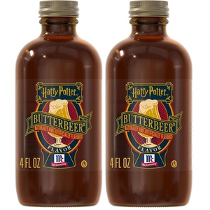 McCormick Harry Potter Butterbeer Flavor, Limited Edition, Caramel and Butterscotch Flavor, For Baked Goods, Ice Cream, and More, 4 fl oz(4 Fl Oz (Pack of 2))