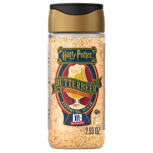 McCormick Harry Potter Finishing Sugar, Butterbeer, Limited Edition, Buttery Sweetness of Toffee, Sprinkle on Baked Goods or Use as a Rimming Sugar on Beverages, 2.93 oz(2.93 Ounce (Pack of 1))
