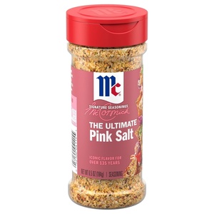 McCormick Himalayan Pink Salt with Black Pepper and Garlic All Purpose Seasoning, 6.5 oz (Pack of 6)