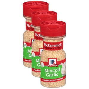 McCormick Minced Garlic, 3 oz (Pack of 6)(3 Ounce (Pack of 3))