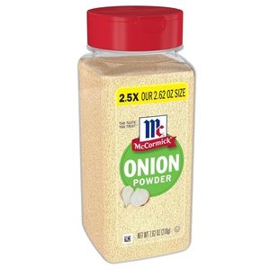 McCormick Onion Powder, Non GMO, Made with Fresh, Whole, Onions, For Bringing Consistent Onion Flavor to Meals & Recipes, 7.62 oz(7.62 Ounce)