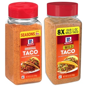 McCormick Original and Mild Taco Seasoning Mix Bundle, 17 oz