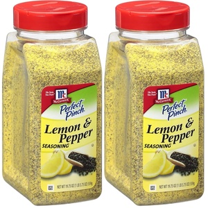 McCormick Perfect Pinch Lemon & Pepper Seasoning, 19.75 oz(19.75 Ounce (Pack of 2))