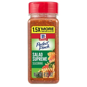 McCormick Perfect Pinch Salad Supreme Seasoning, 8.25 oz (Pack of 6)(8.25 Ounce (Pack of 1))