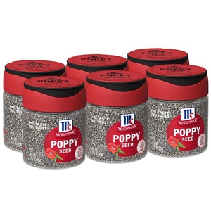 McCormick Poppy Seed, 1.25 oz (Pack of 6)(1.25 Ounce (Pack of 6))