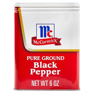 McCormick Pure Ground Black Pepper, 3 oz(6 Ounce (Pack of 1))