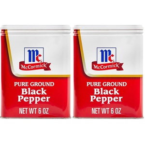 McCormick Pure Ground Black Pepper, 3 oz(6 Ounce (Pack of 2))