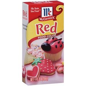 McCormick Red Food Color, 1 fl oz(1 Fl Oz (Pack of 1))