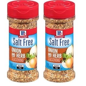 McCormick Salt Free Onion and Herb Seasoning, 4.16 oz (Pack of 6)(4.16 Ounce (Pack of 2))