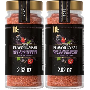 McCormick Seasoning, Black Currant, Sweet & Smoky, 2026 Flavor of the Year, Sweet, Savory & Balanced Black Currant Rub, 2.62 oz(2.62 Ounce (Pack of 2))