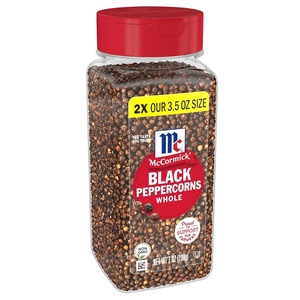 McCormick Whole Black Pepper, Made with Whole Peppercorns, 17.5 oz(7 Ounce (Pack of 1))