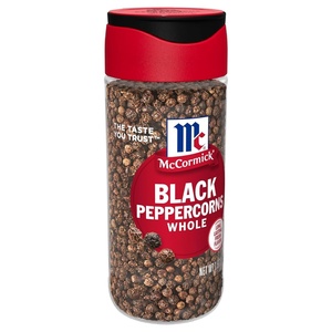 McCormick Whole Black Peppercorns, 1.87 oz (Pack of 6)